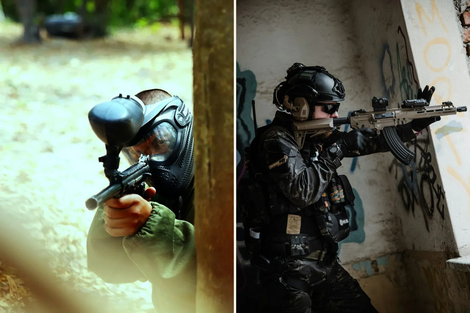Airsoft ou paintball : quelles différences et lequel choisir ?